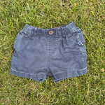 Chubbies Washed Navy Shorts, Size 3T, pre-loved, front view