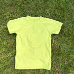 Crewcuts Neon Yellow Rashguard, Size XS, pre-loved, front view