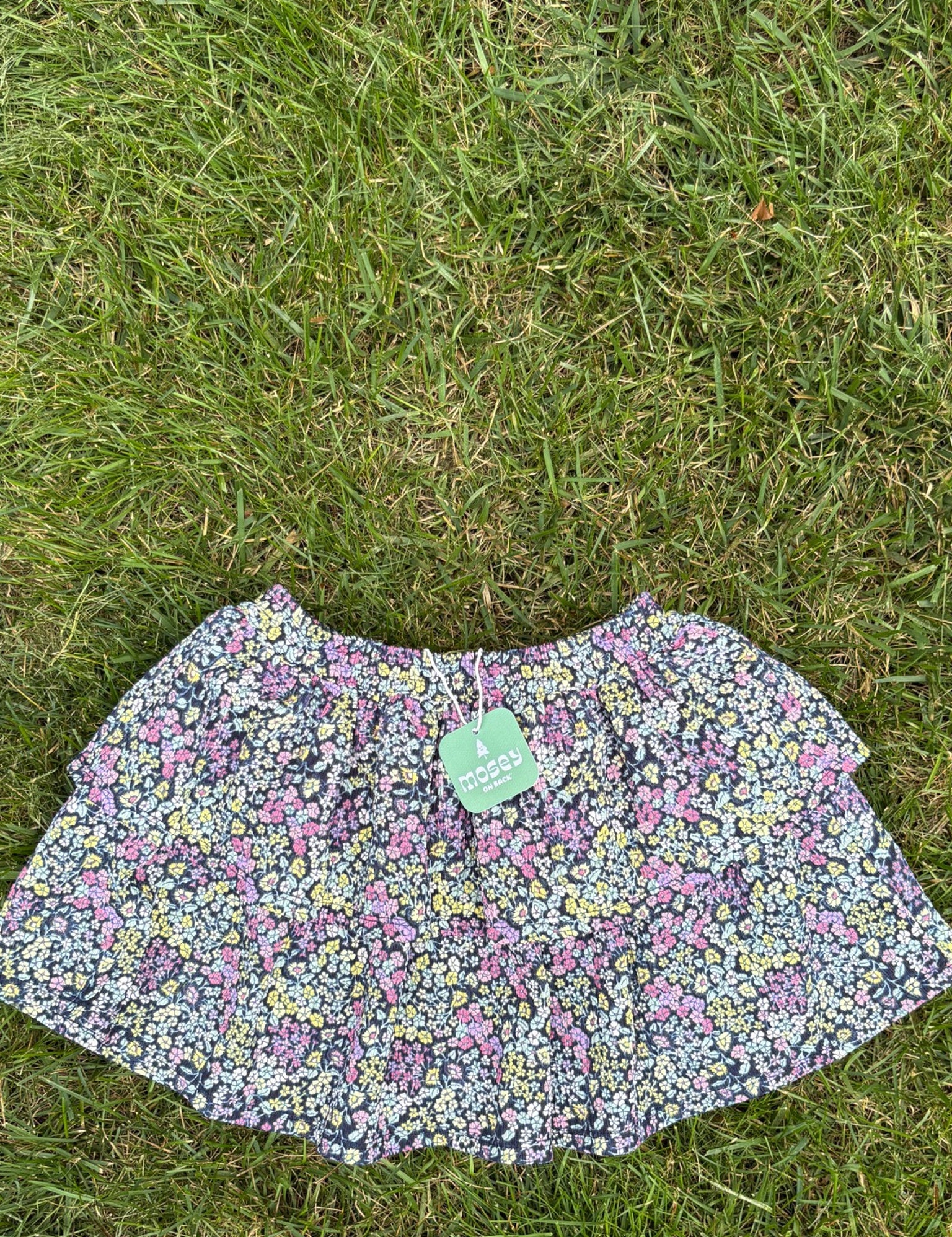 Gap Kids Multicolor Floral Skirt, Size M (8), pre-loved, back view
