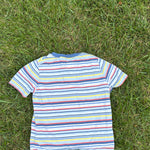 Gap Multicolor Striped Tee, Size 4, pre-loved, back view