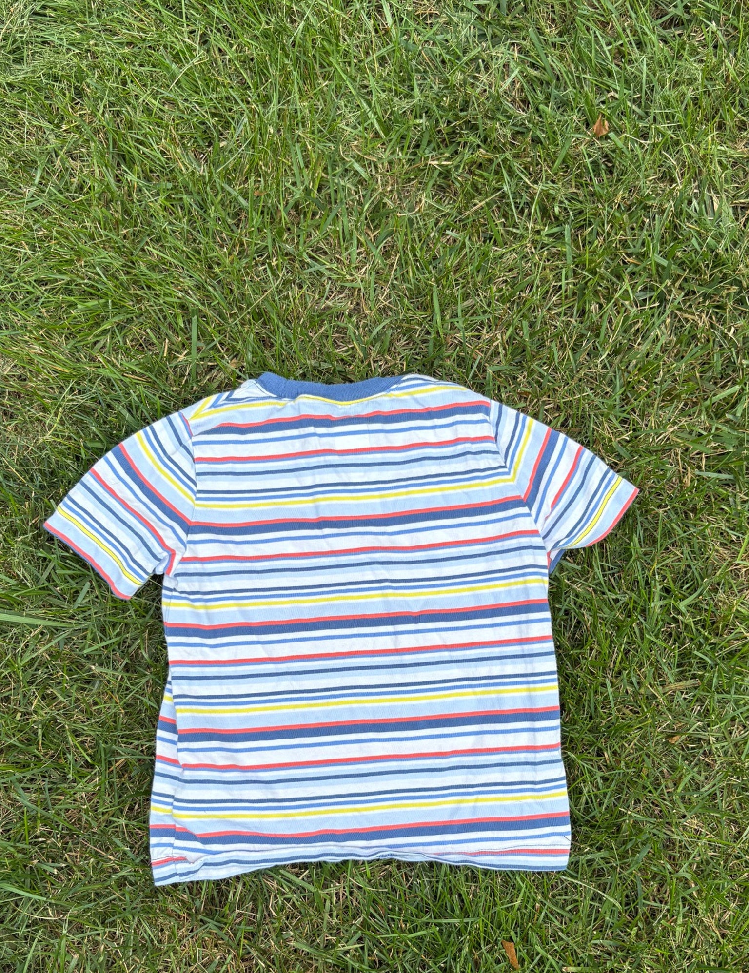 Gap Multicolor Striped Tee, Size 4, pre-loved, back view